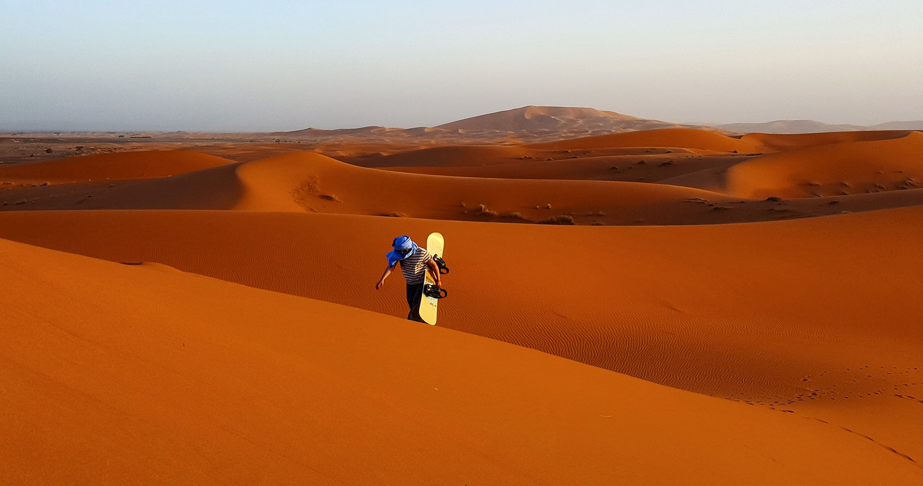 The expansive and remote dunes of Erg Chigaga.
