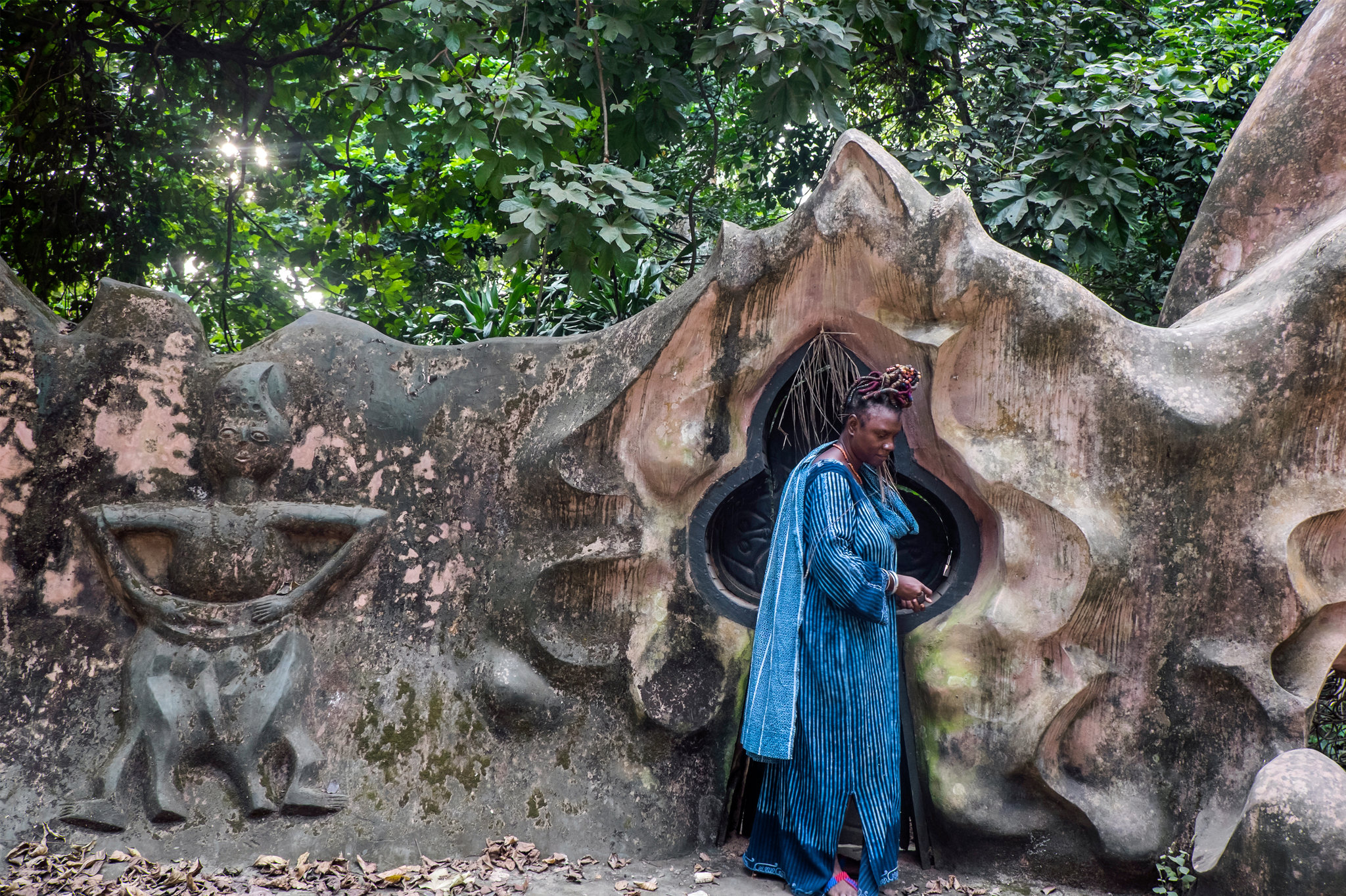 Shrine in Osun-Osogbo Sacred Grove