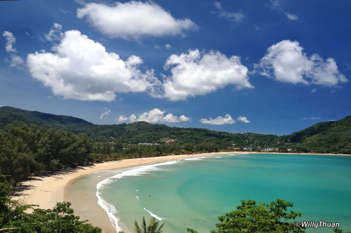 calm sands of Kamala Beach